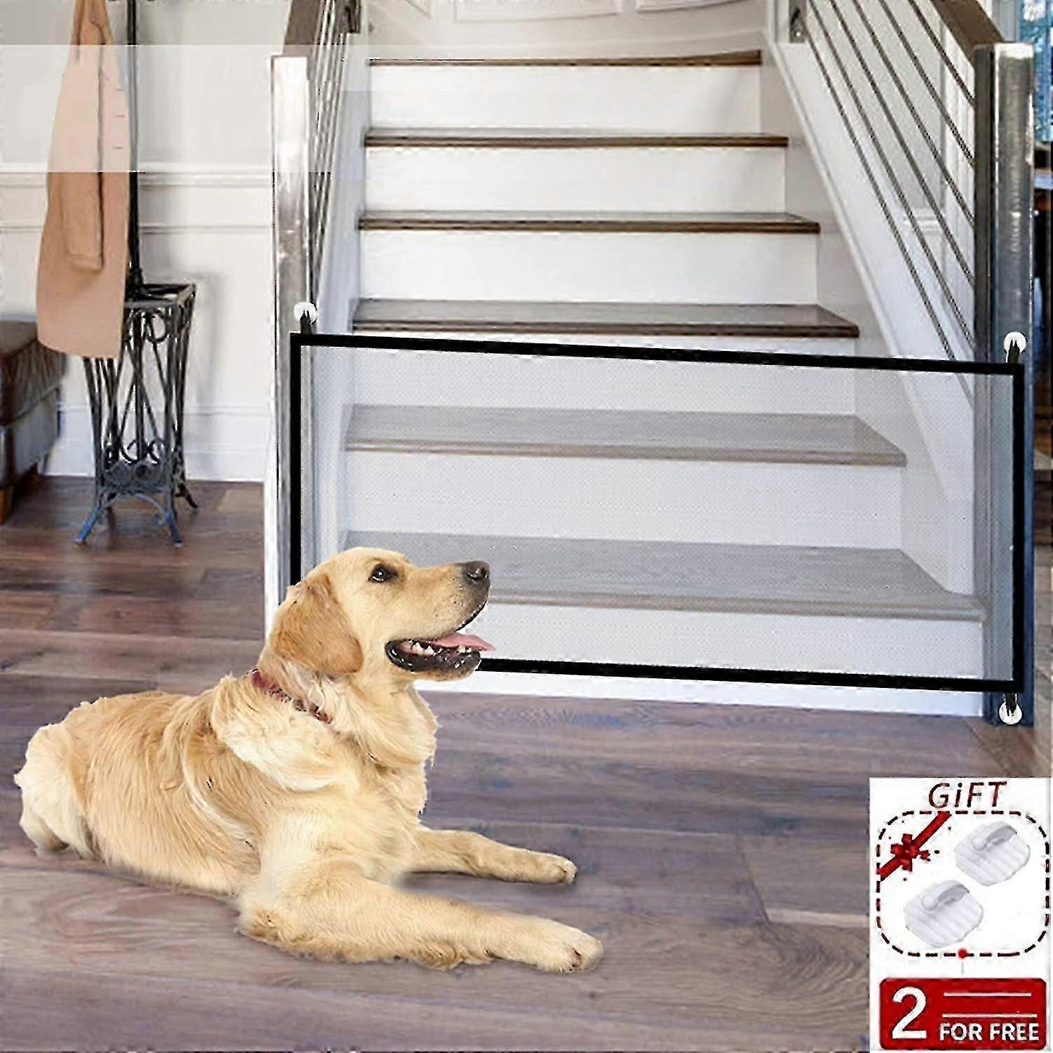 köpek Kapısı, evcil hayvan Kapısı, bebek Kapısı, sihirli Kapı Taşınabilir Katlanır Mesh Kapısı Güvenli Koruma İzole Gazlı Bez Kapalı ve Açık Güvenlik Kapısı Her Yere Yükleyin