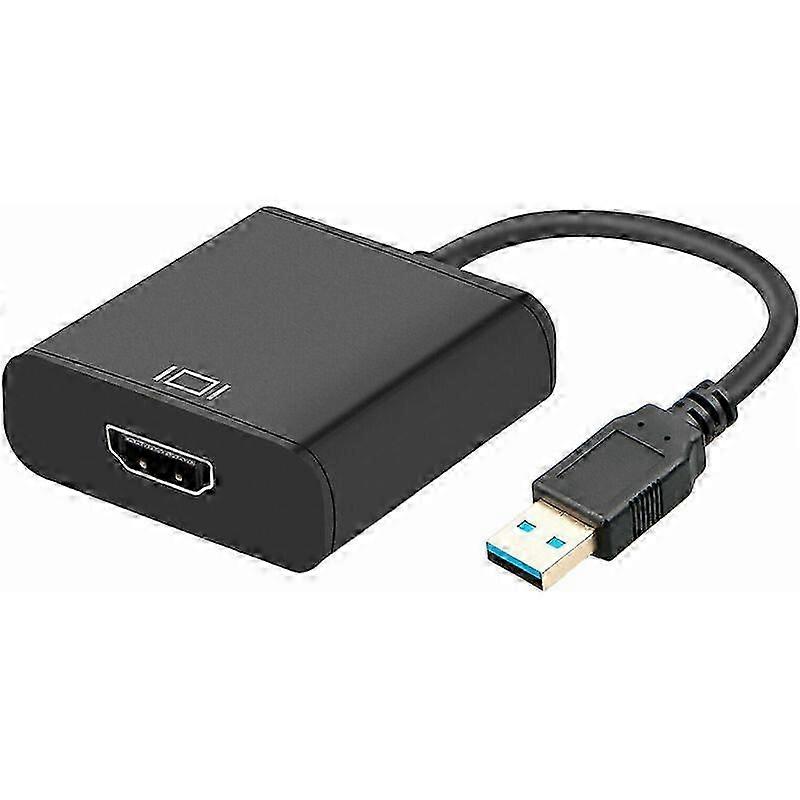 USB 3.0 to HDMI converter, cable adapter, black
