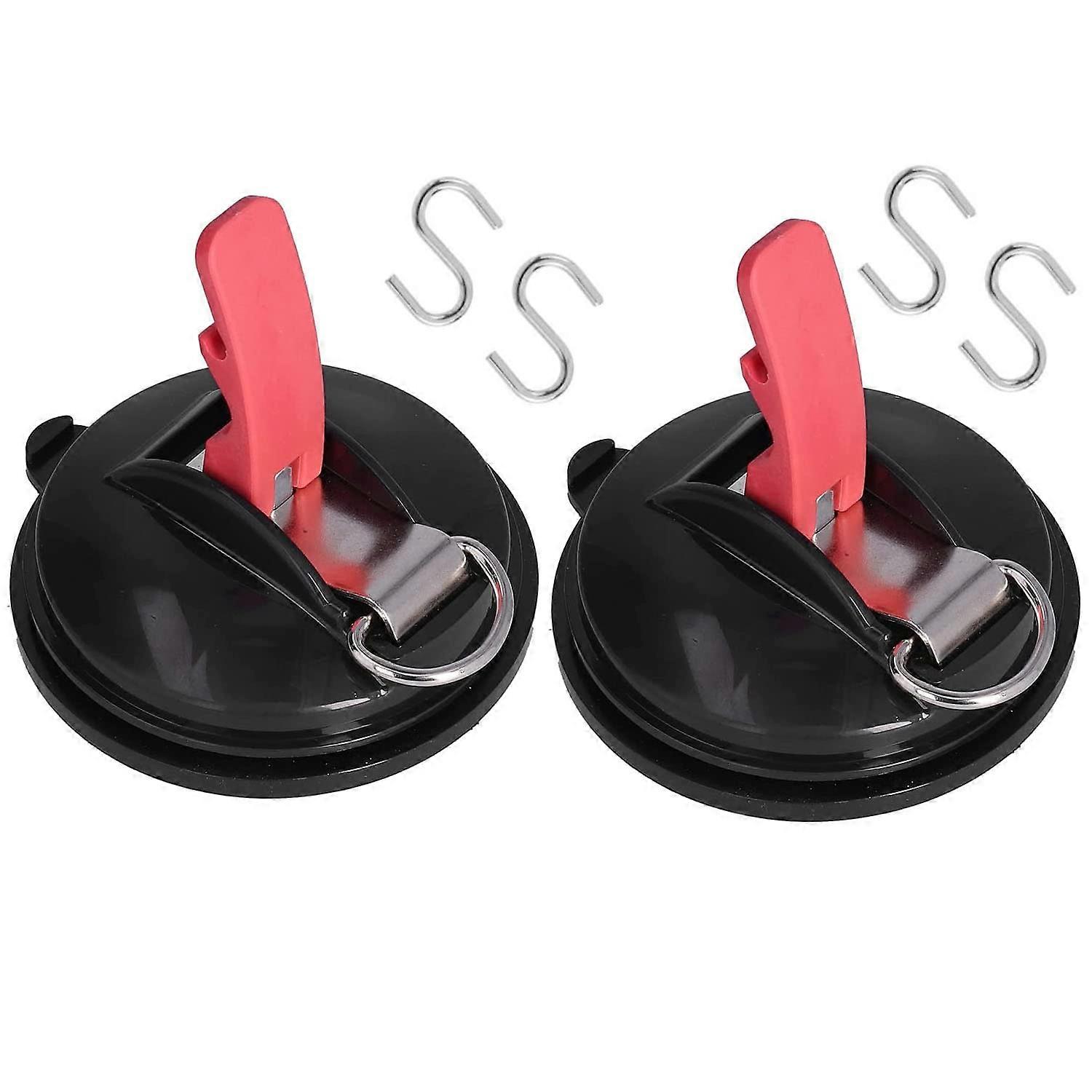 2 Pcs Suction Cup Hooks for Car Camping Essentials