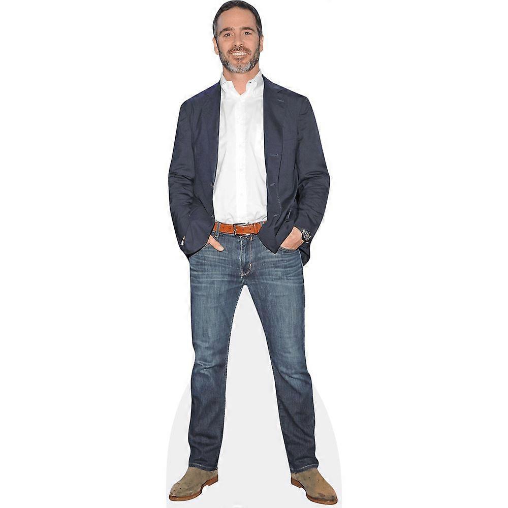 Jimmie Johnson (Navy Blazer) Cardboard Cutout (lifesize OR mini size). Standee. Stand Up.