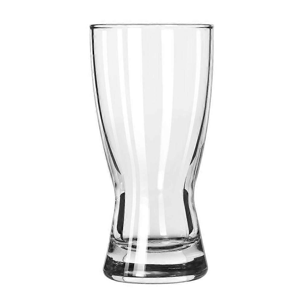 Heat-Treated 10 Oz Hourglass Pilsner Glassware for Beer, Durable Clear Glass, Classic Design, Perfect for Home Brewing