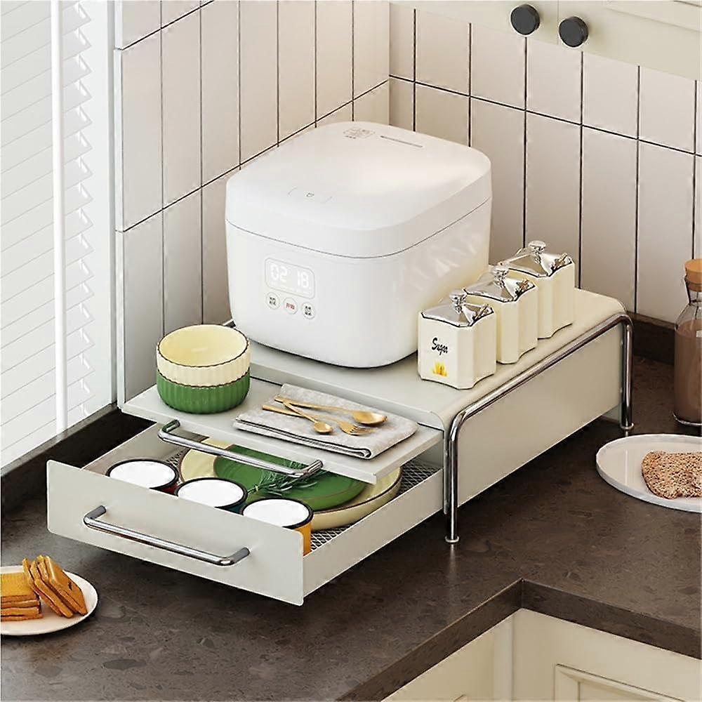 Expandable Coffee Pod Holder for Coffee Bar Storage Space-Saving Coffee Station