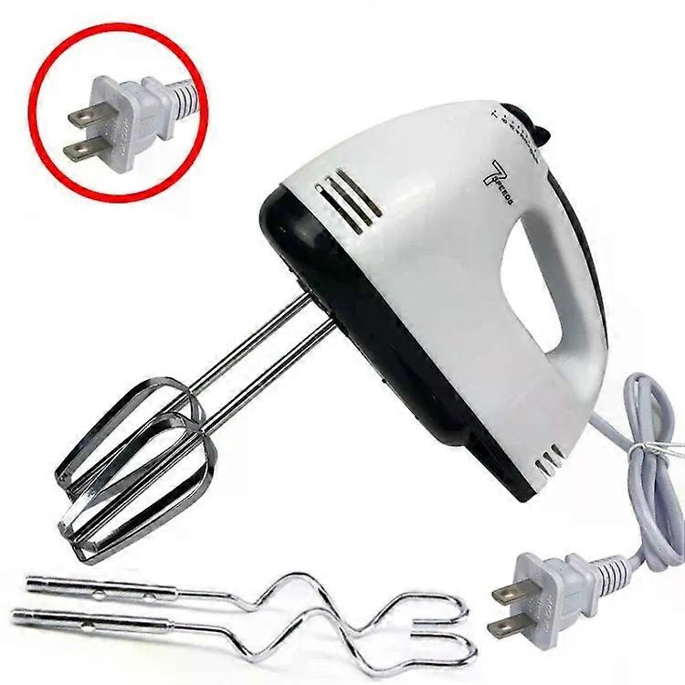 Electric Mini Whisk-Whipped Cream Maker with 4 Stirring Rods,US Plug