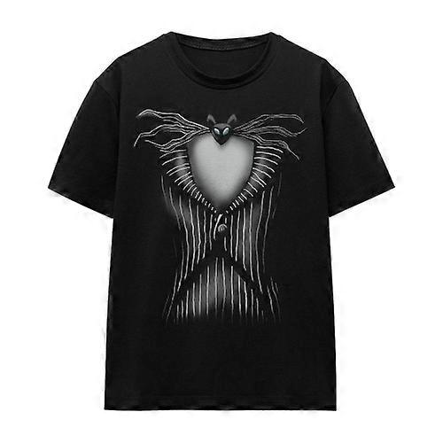 ナイトメアー・ビフォア・クリスマス ユニセックス アダルト ジャック コスチューム Tシャツ