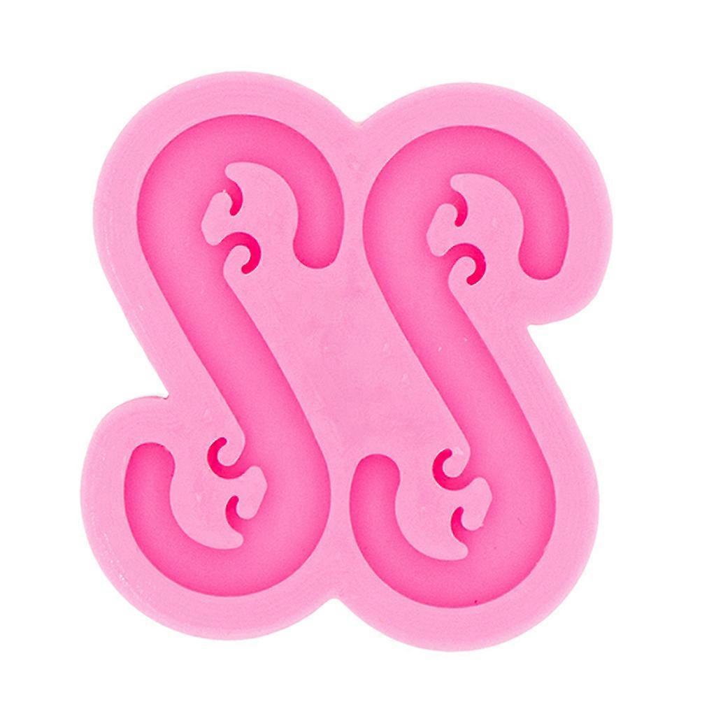 Shiny Glossy S Shape Hook Epoxy Resin Mold DIY Crafting Buckle Silicone Mould