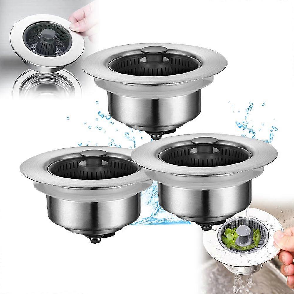 Peshoriadm Sink Drain, Indicativet Sink Bounce Core Drain Strainer, Upgraded