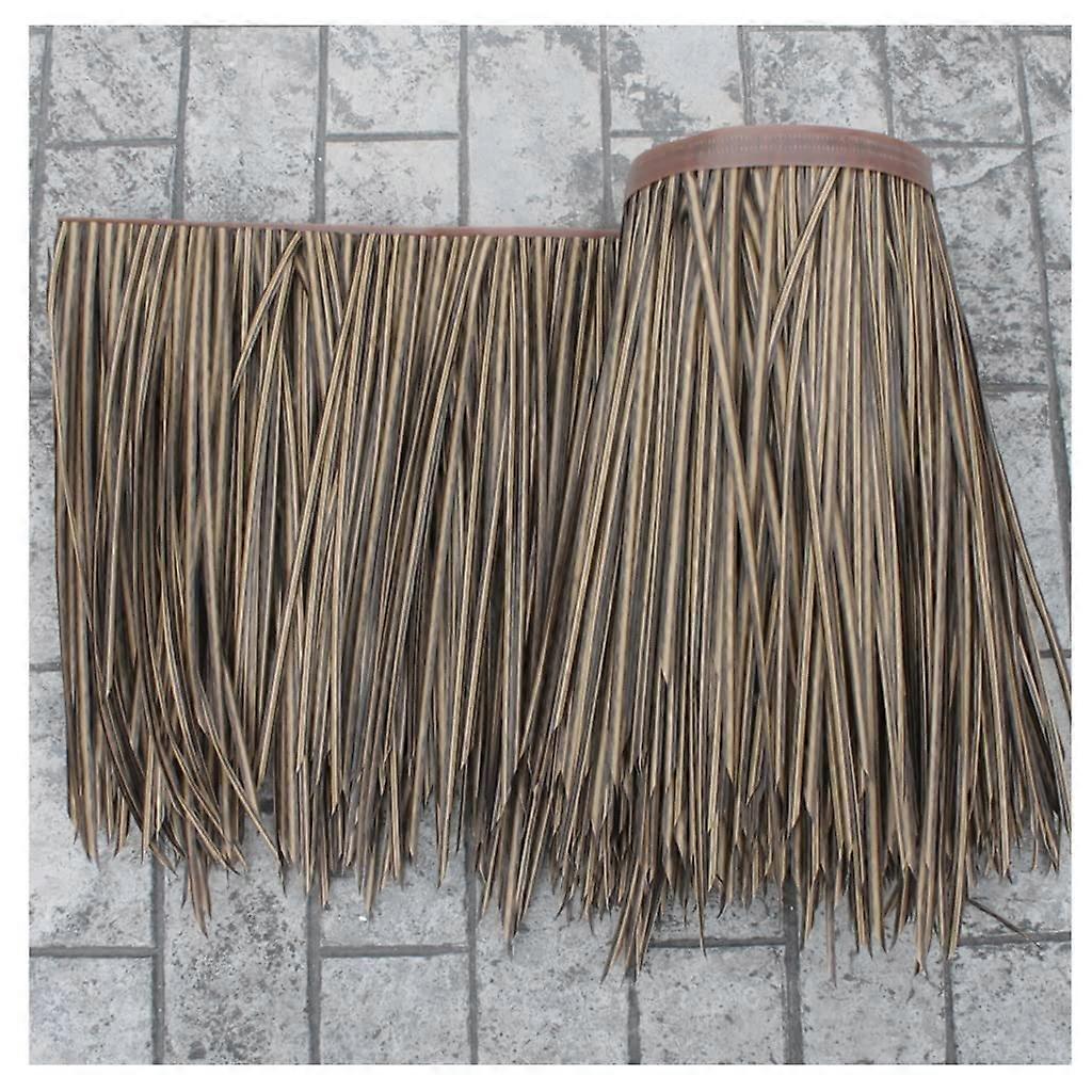 Palm Thatch Roll Simulation Mexican Straw Roof Thatch Palm Thatch Tile Artificial Plastic PE Fake Straw