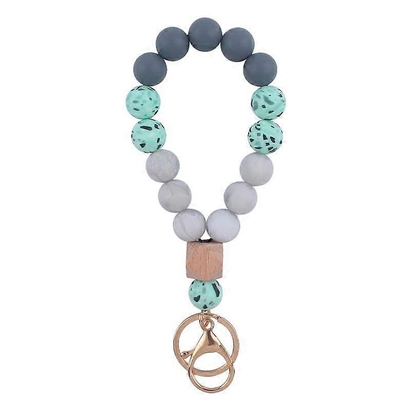 Silicone Keychain Ring Cute Keychain Bracelet for Car Keys, Durable Mother Gift Main Chain, Multi-Color Options