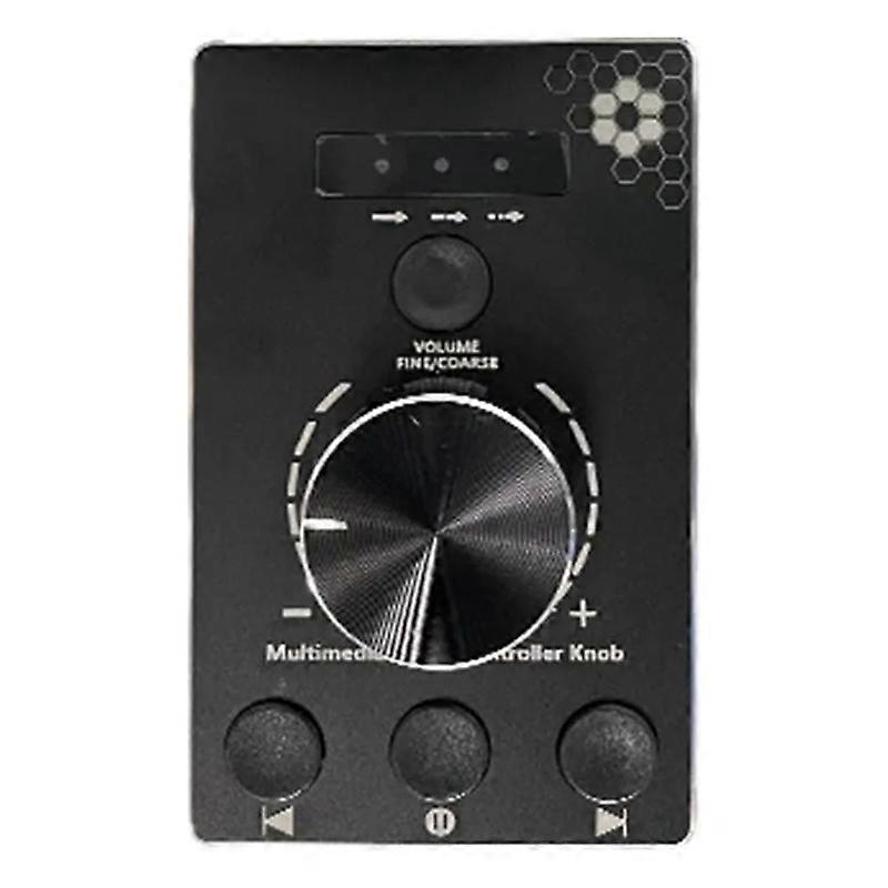 U8 Multimedia Volume Control Knob for Mac/Win 10/8/7 Aluminum Alloy Audio Adjuster with Mute