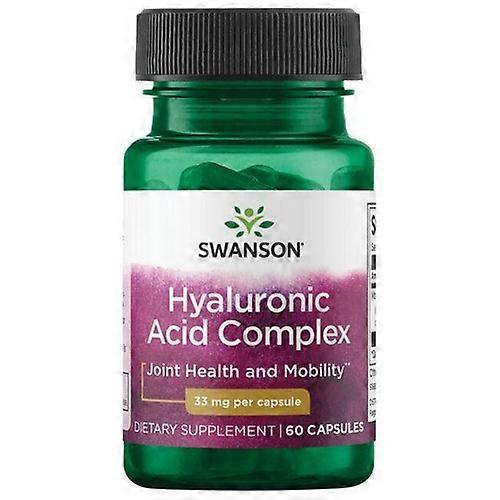 Swanson Vitamins Hyaluronic Acid Complex,166 Mg,60 Caps