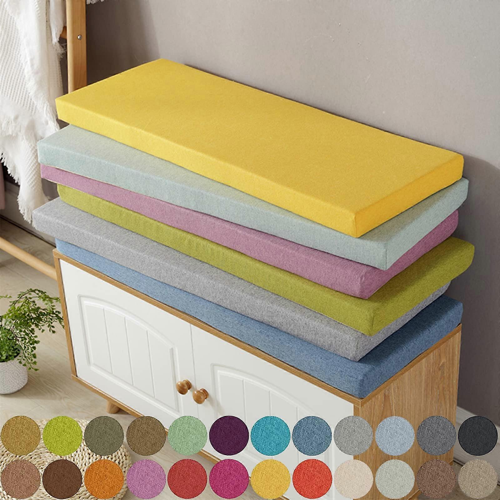 Custom Bench Cushion, Custom Bench Pad for Indoor Patio Furniture, Outdoor Seat Cushion