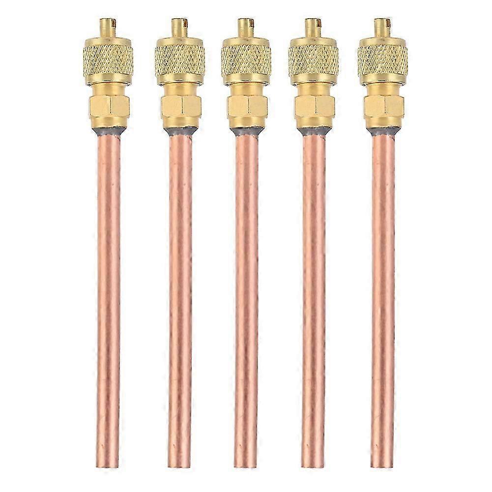 5 st kylskåpsbackventil luftkonditionering påfyllningsventiler envägs HS110