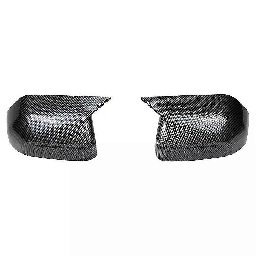 For Ford Bronco Sport 2021 2022 2023 Maverick 2022+ Car Rearview Side Horn Style Mirror Cover Wing Cap Exterior Door Shell Trim