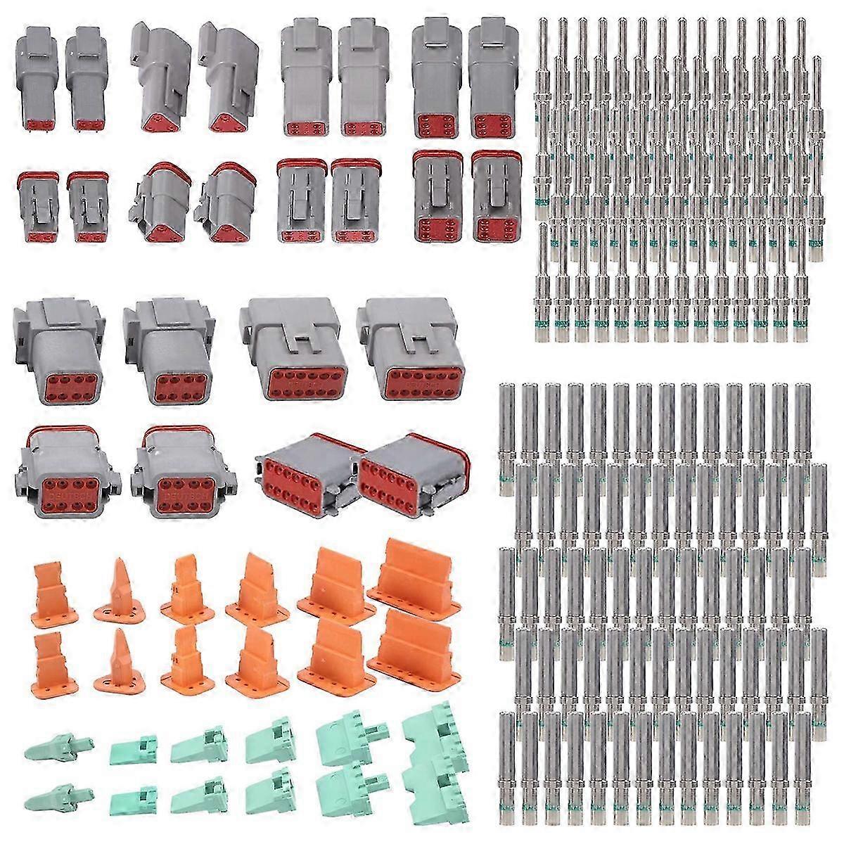 Automotive Connector Kit by Deutsch DT in Gray 188 Pieces