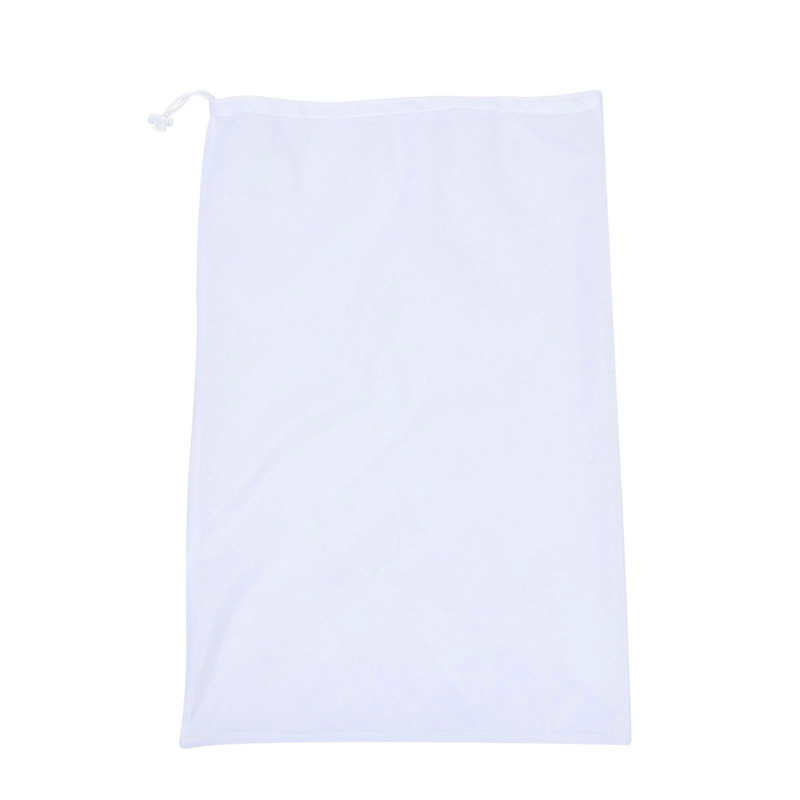 2Pcs Nylon Filter Bags Leaves Filter Bags Drawstring Filter Pouches for Pools