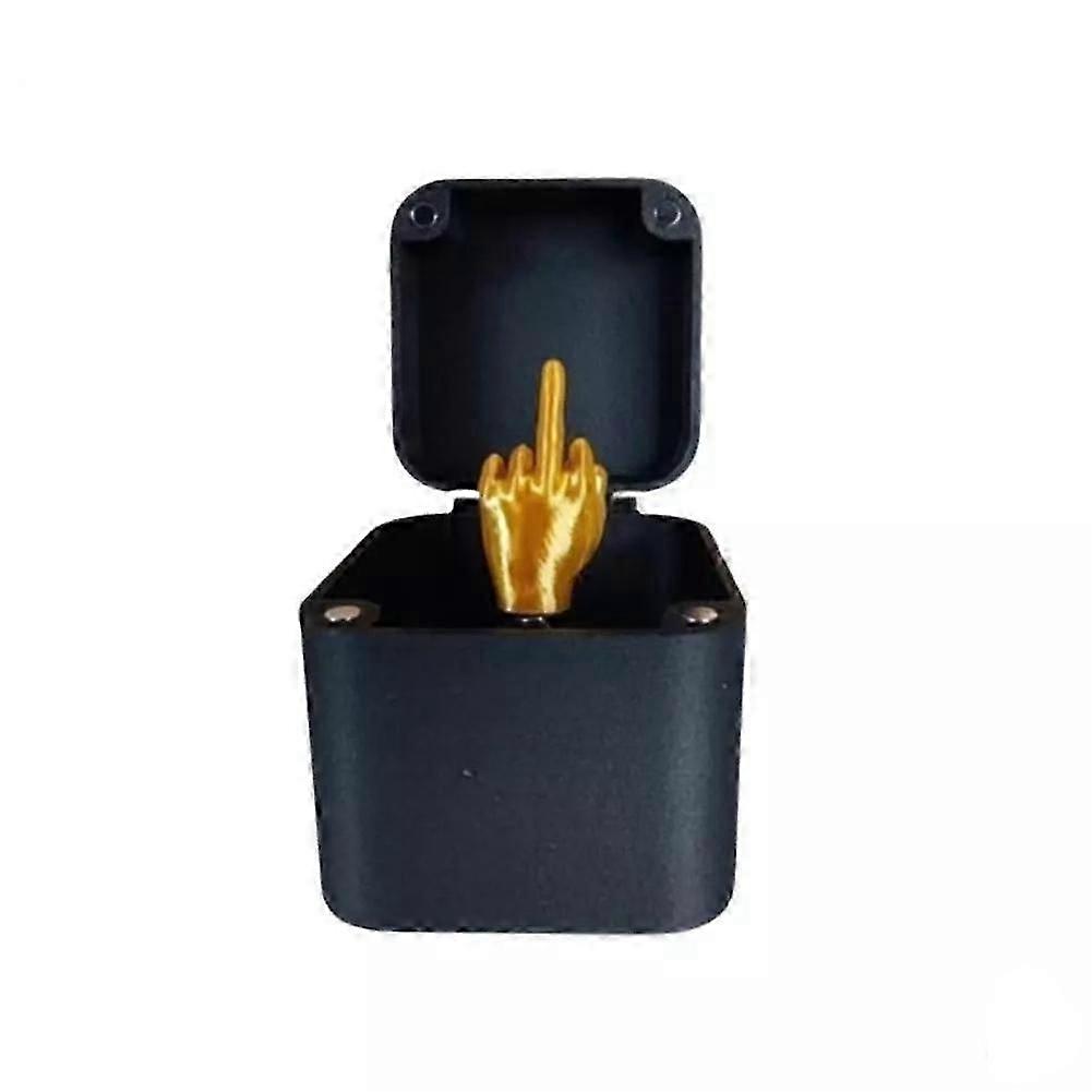 Mittelfinger Überraschung Geschenkbox, perfekte Parodie Hand Streich Geschenk mit Box für Erwachsene