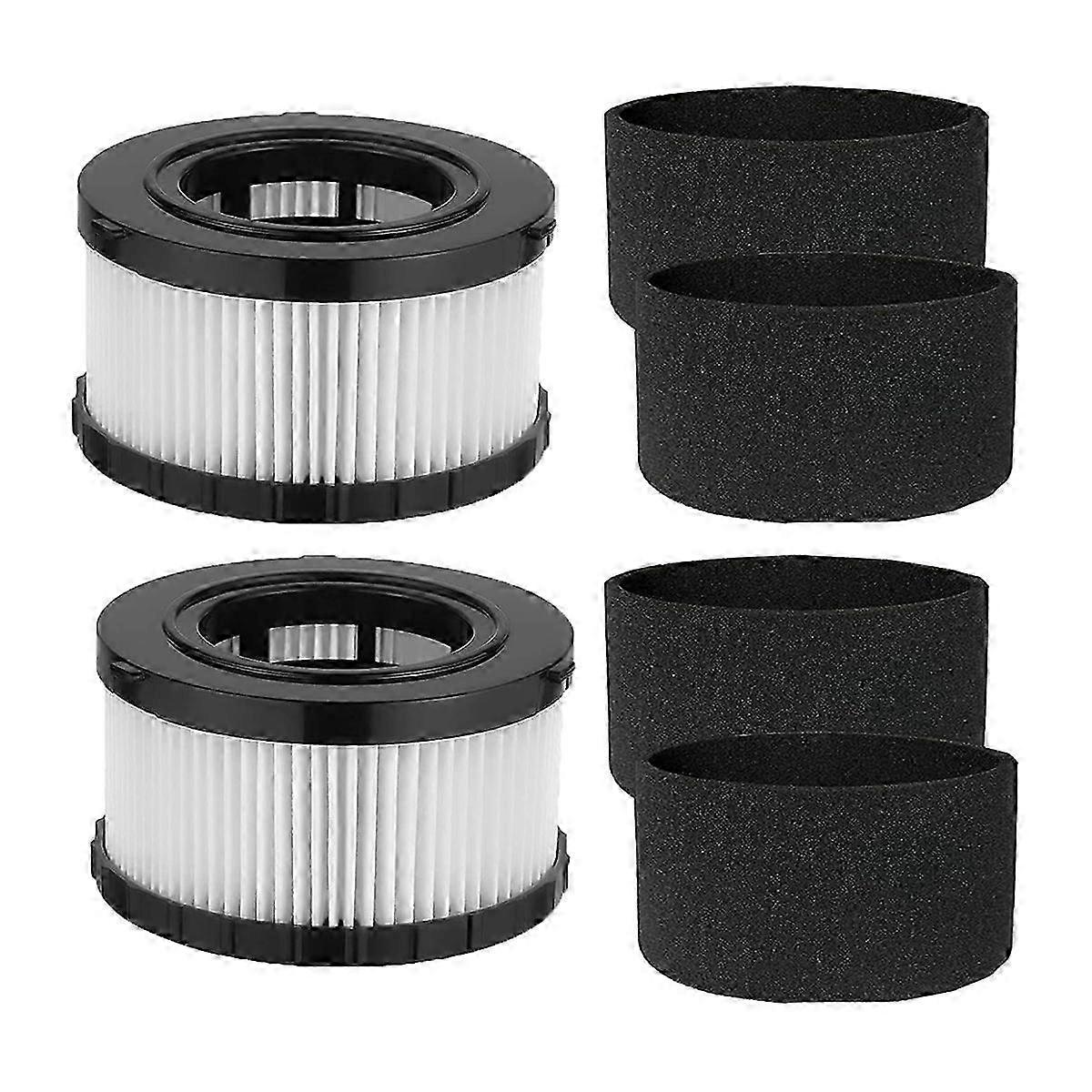 HEPA Filter DC5151H Compatible for DEWALT Wet and Dry Vacuum Models DC515 DCV517 DCV517B with Foam Sleeve