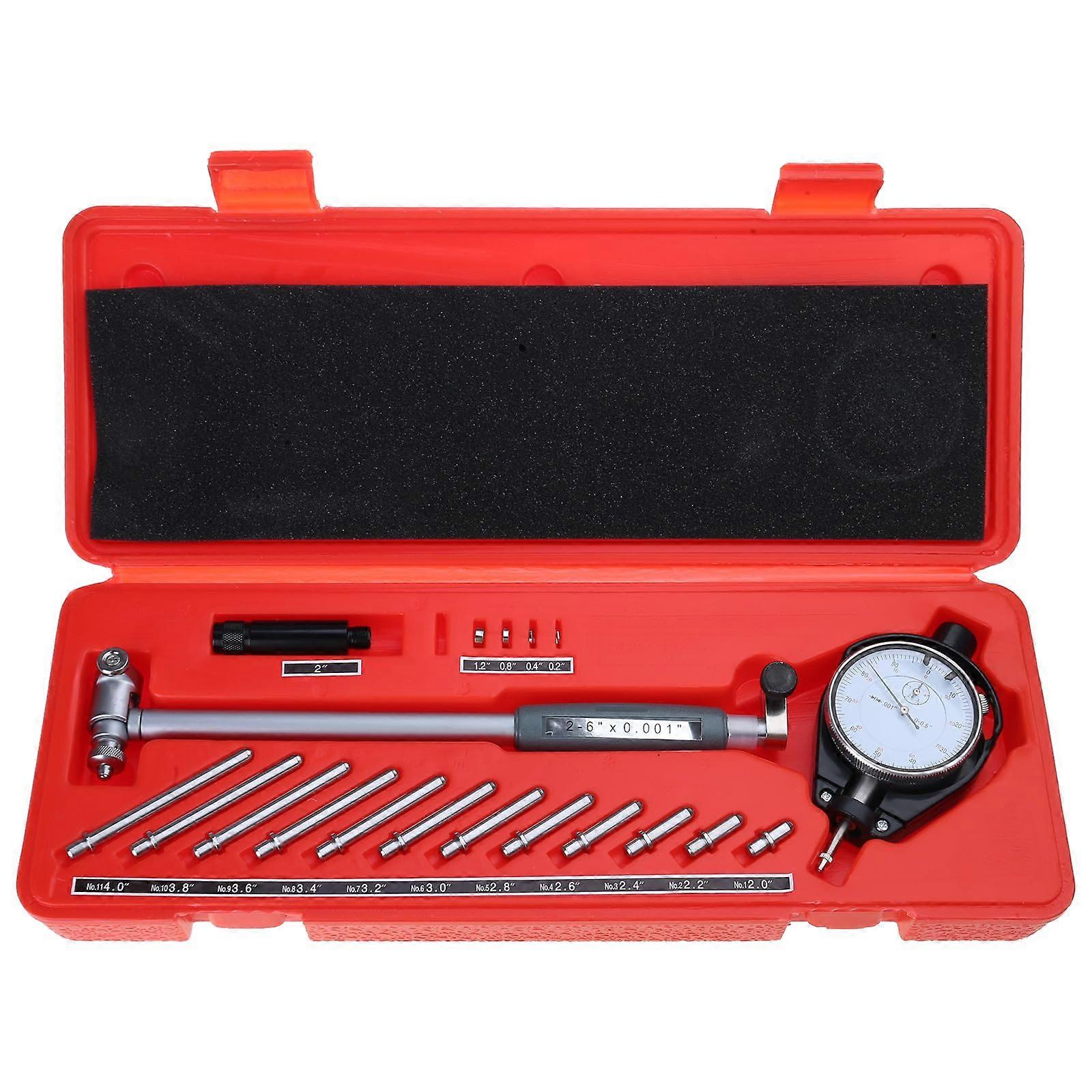 Measuring instruments for engine cylinders, measuring instruments, measuring tool sets with storage box, measuring ranges of 50–160 mm Ref: 8674