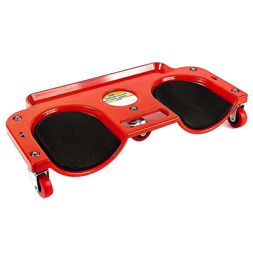 Rolling Knee Creeper Pads Cushioned 350lbs Capacity with 5 Swivel Castors Tool Tray Holder for Garage Use Work and