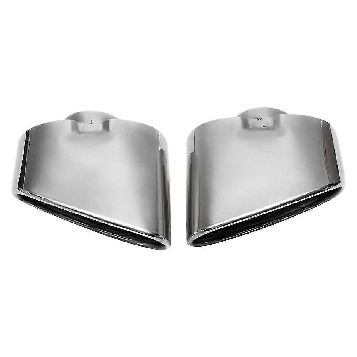 Car Exhaust Tips Dual Tailpipe Muffler Pipe Cover for X5 E70 E53