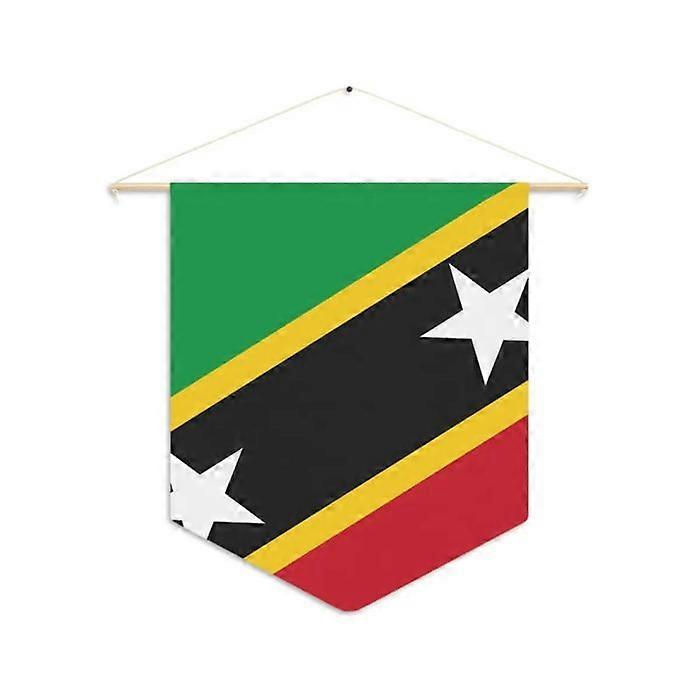 Flag - Saint Kitts and Nevis - 30 x 45 cm - Polyester - Double-sided printing - Accessories included