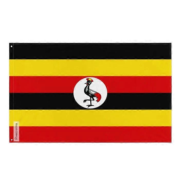 Flag - Uganda - 120 x 180 cm - Polyester - Double-sided - Iron eyelets