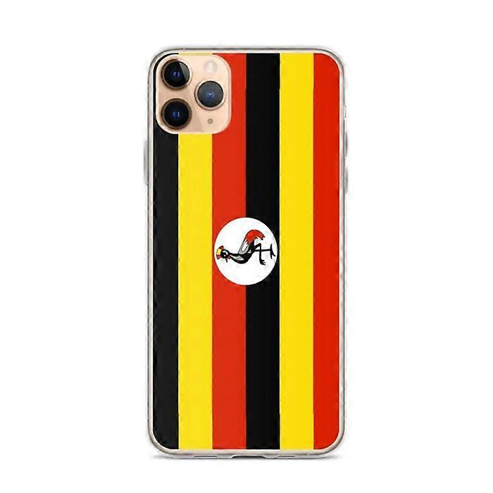 Phone Case - iPhone - Uganda Flag - Soft - Multicolor - Vertical Model