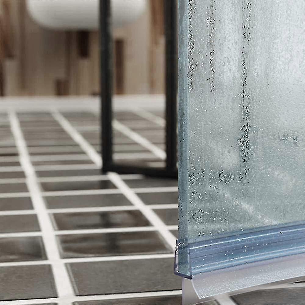 2 قطعة 900 مم ختم باب الدش - زجاج مستقيم / منحني ، 46 مم ، أقصى خلوص 20 مم