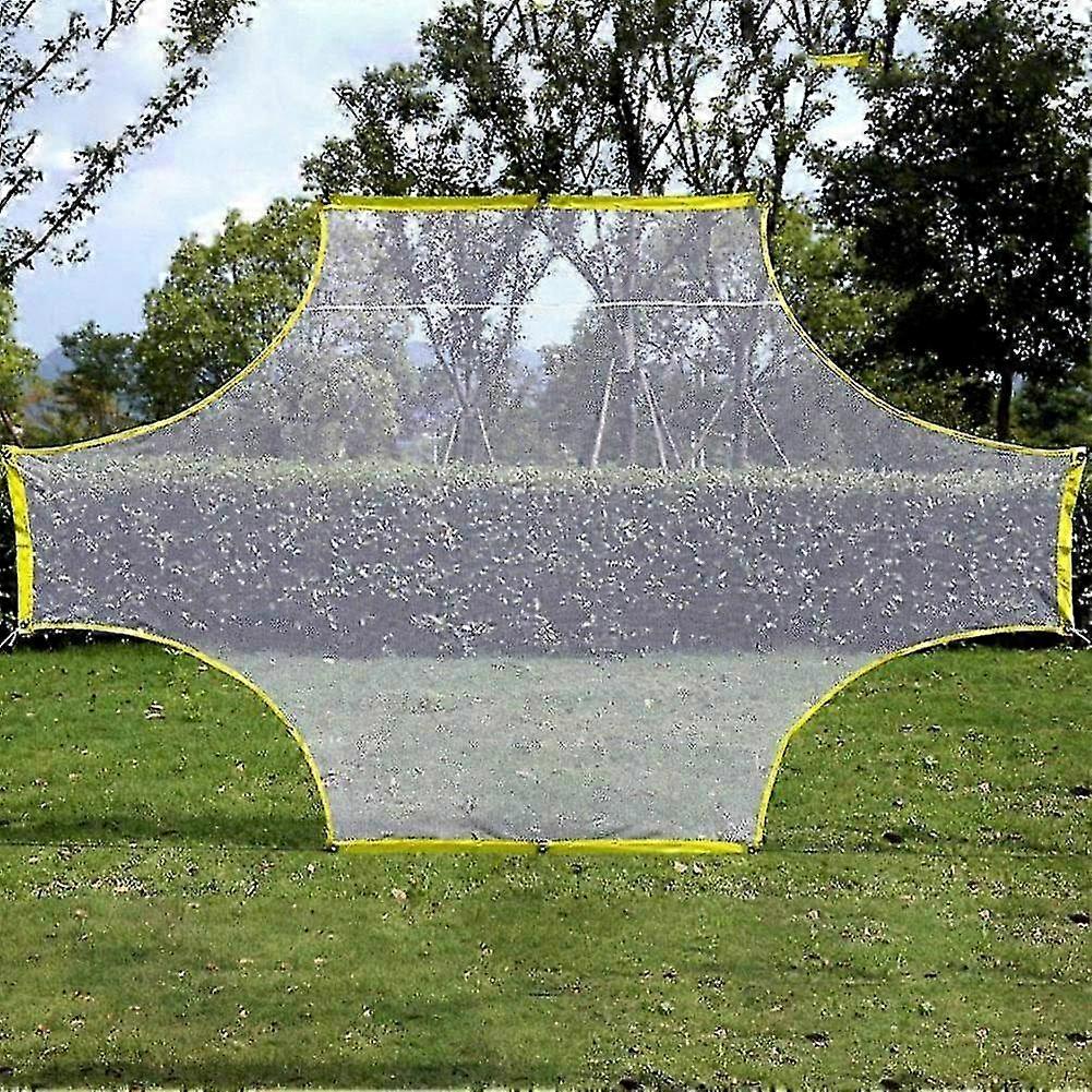 Hexagonal Soccer Training Net for Accuracy Practice Portable Elastic Football Target Goal for Skill Development