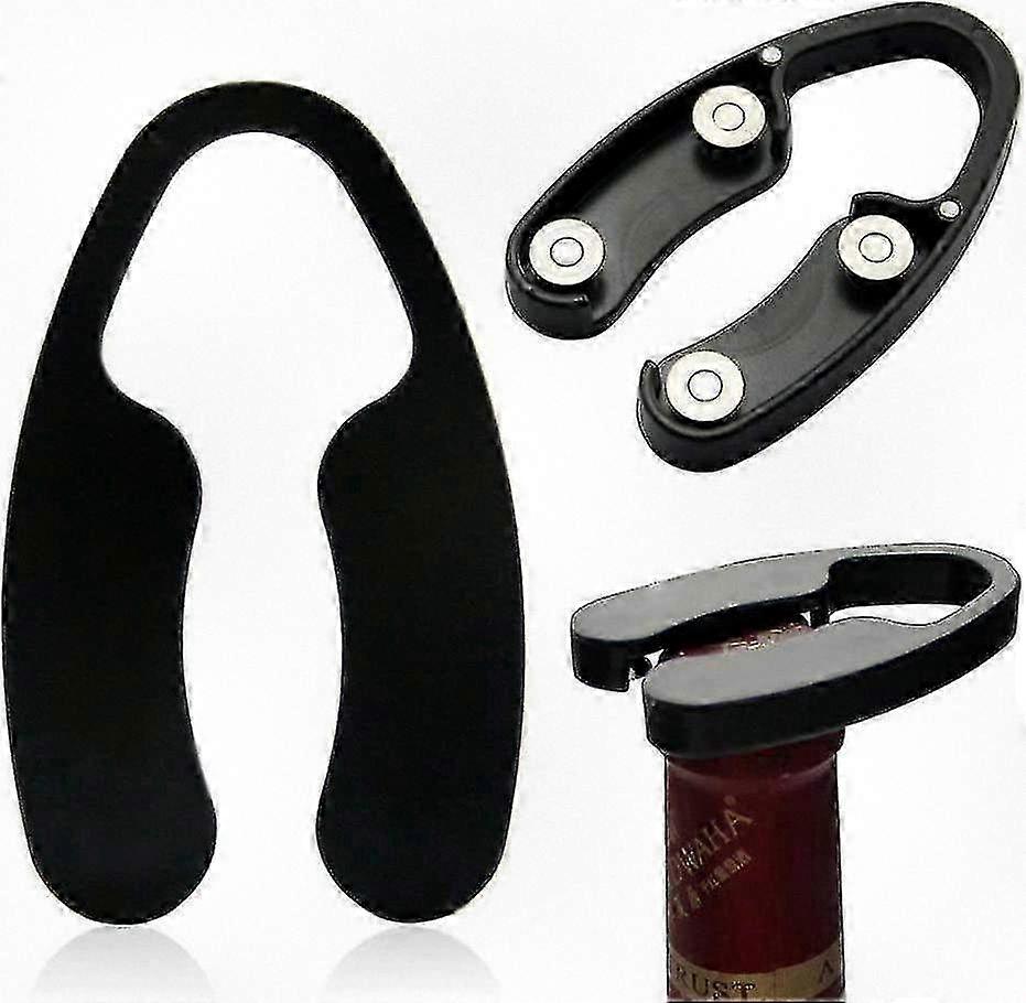 Set of 3 Foil Cutters for Wine Bottles in Black Color