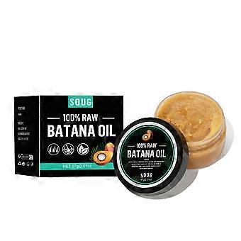 Huile de Batana brute 100 % naturelle, huile capillaire pure biologique, naturelle et pressée à froid, adaptée aux personnes aux cheveux secs et crépus