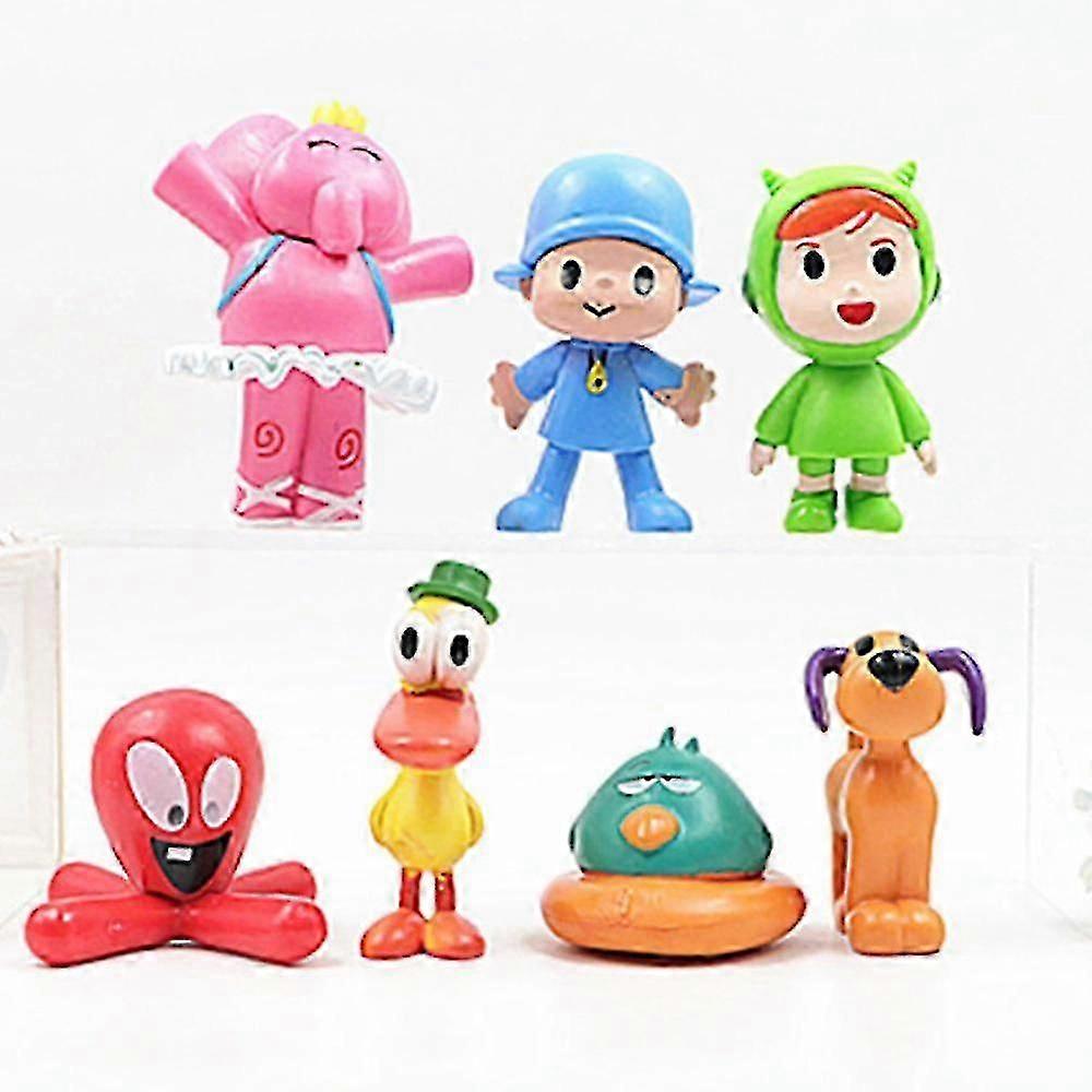 7 Pcs / set Figurines Jouets, Modèle Colletible Poupée Minifigures Minifigures Ornements de Table Jouet Ensemble Enfants Cadeaux