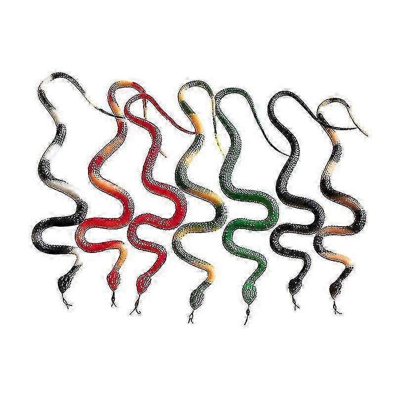 7 Halloween Decorative Snake Toys