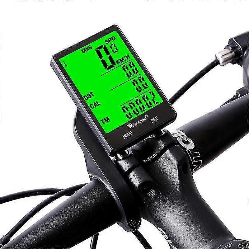 Mountain road cycling wireless code table waterproof luminous speed meter speed table