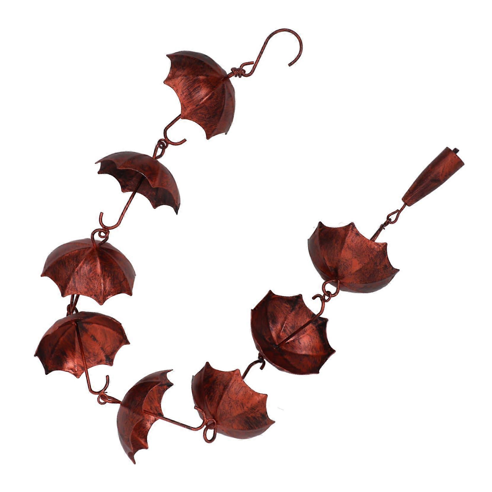 Rain cha for gutters Rustic vintage rain chain Decorative iron water chain decor