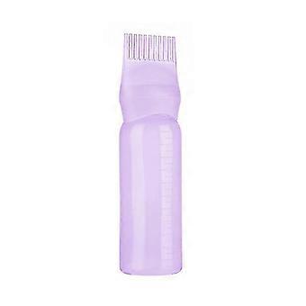Applikator Flasche Wurzelkamm Haarfärbemittel Flasche Kunststoff Squeeze Flaschen für Haarfärbung und Kopfhaut Treament (2pcs)