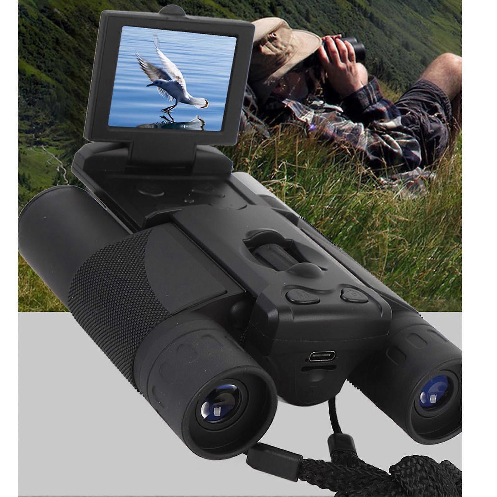 10x25 Digital Binoculars with Camera 48MP HD Inch Color