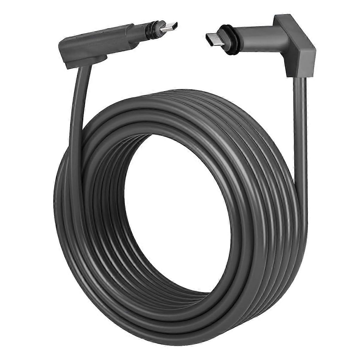 ZRUXE for Starlink Cable Compatible with Actuated Gen 2, Replacement Rectangular Satellite V2 Waterproof End Caps (Cable 33FT/10M)