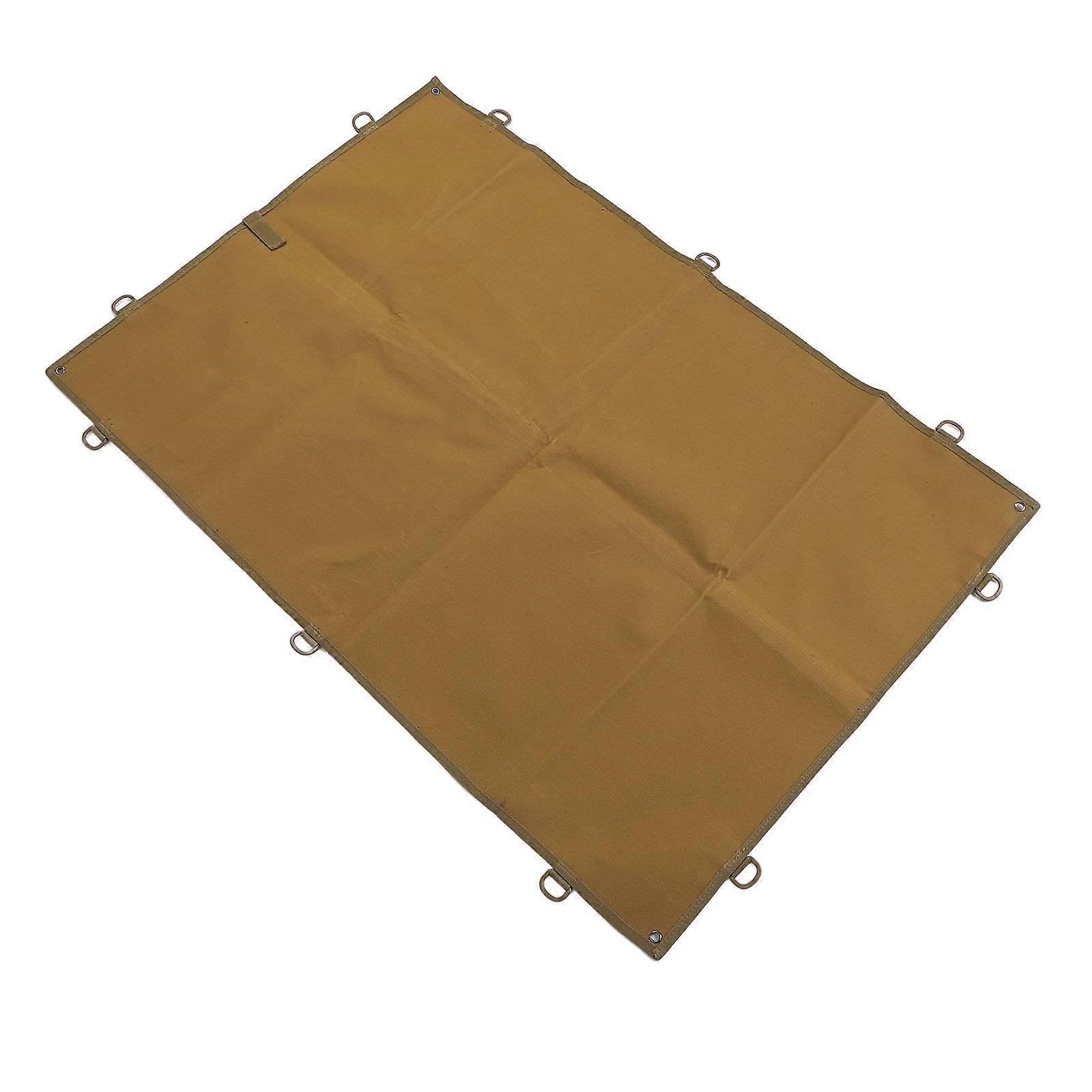 Patch Display Holder Board with Loop Surface Nylon Moral Patch Wall Organizer Storage Holder Panel for Showing Hook and Loop Emblems Patches Khaki M