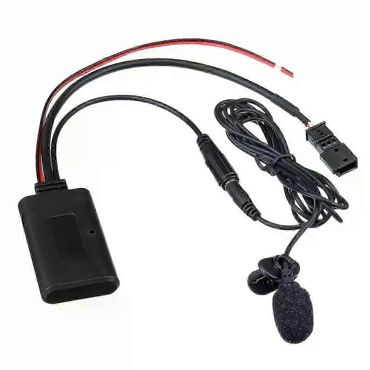 Bluetooth 5.0 HD Ses Adaptörü MIC ile BMW E39 E46 E53 X5 Aux Kablosu
