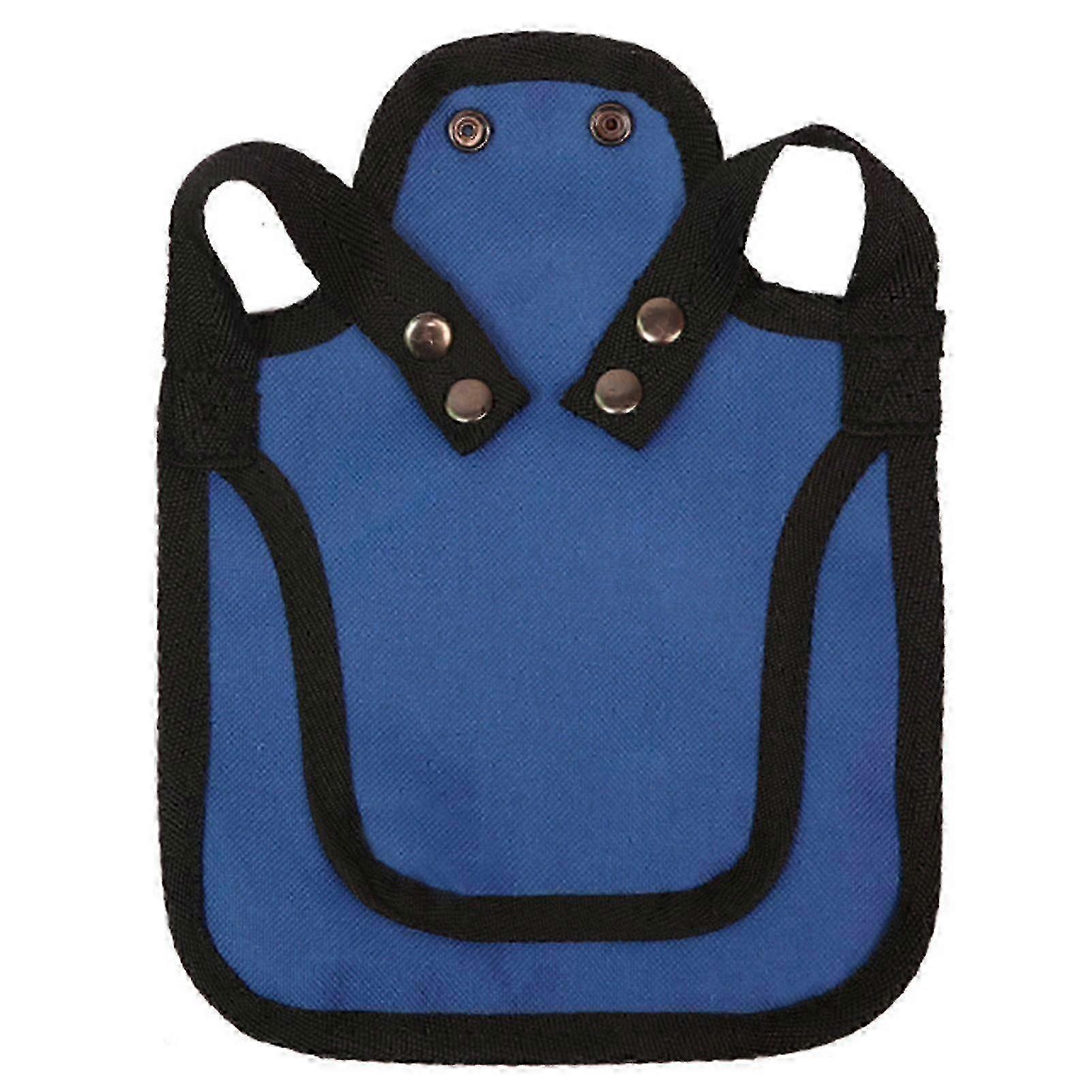 Hen Saddle with Adjustable Straps - Lightweight Breathable Chicken Apron - Blue