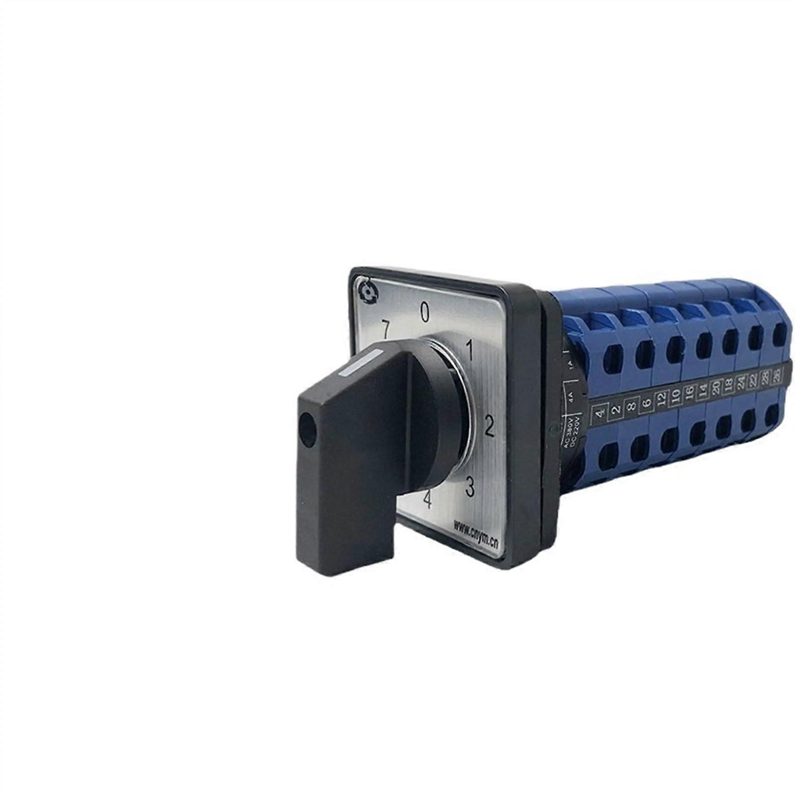 LW26-20/7 Universal Power-Supply Conversion Switch, Eight-Speed, 0-7, Seven-Section, 7-Way Two-Line Selection, YMW26