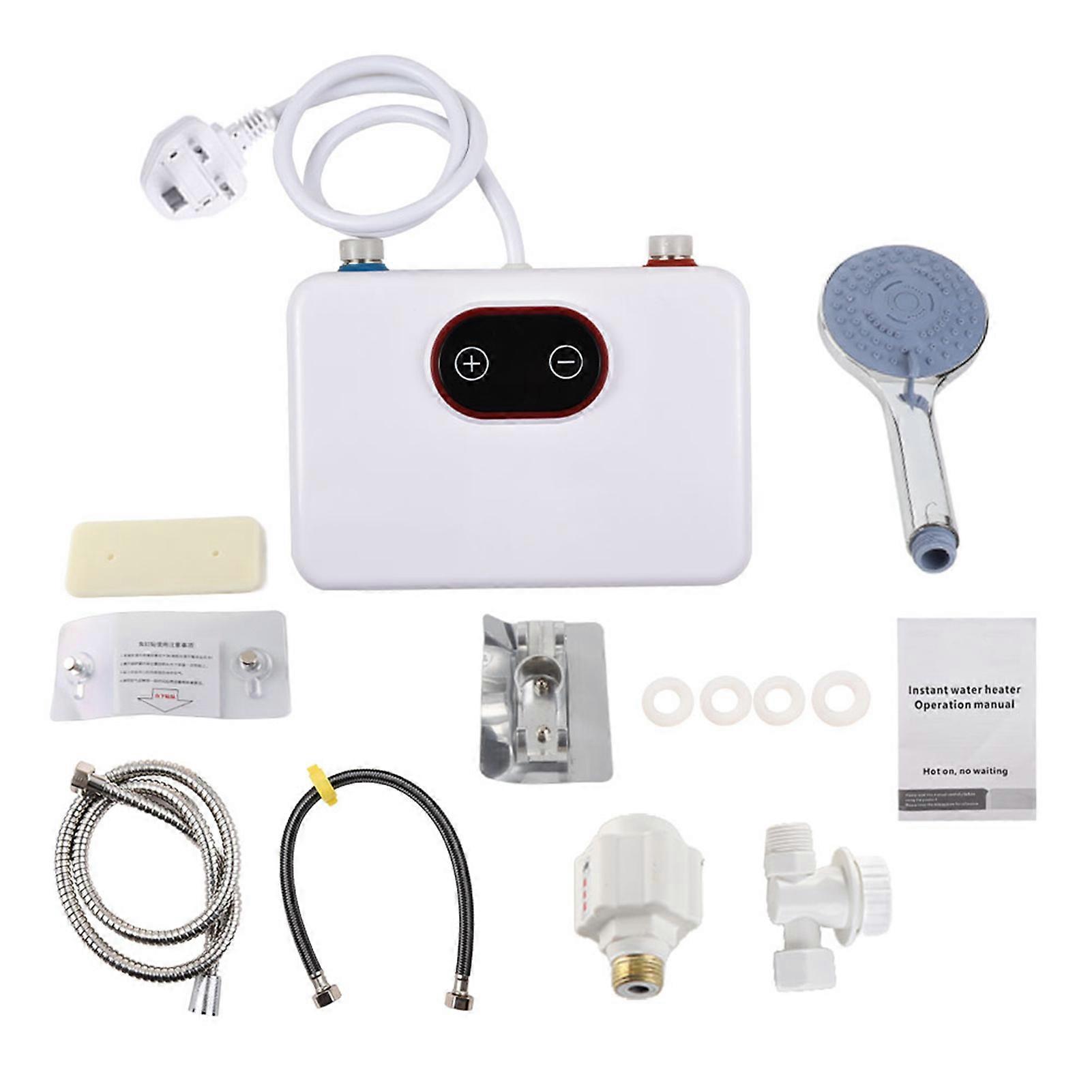 Instant Electric Water Heater IPX4 Water Resistant LED HD Display Energy Saving Intelligent Thermostatic Control Water Heater