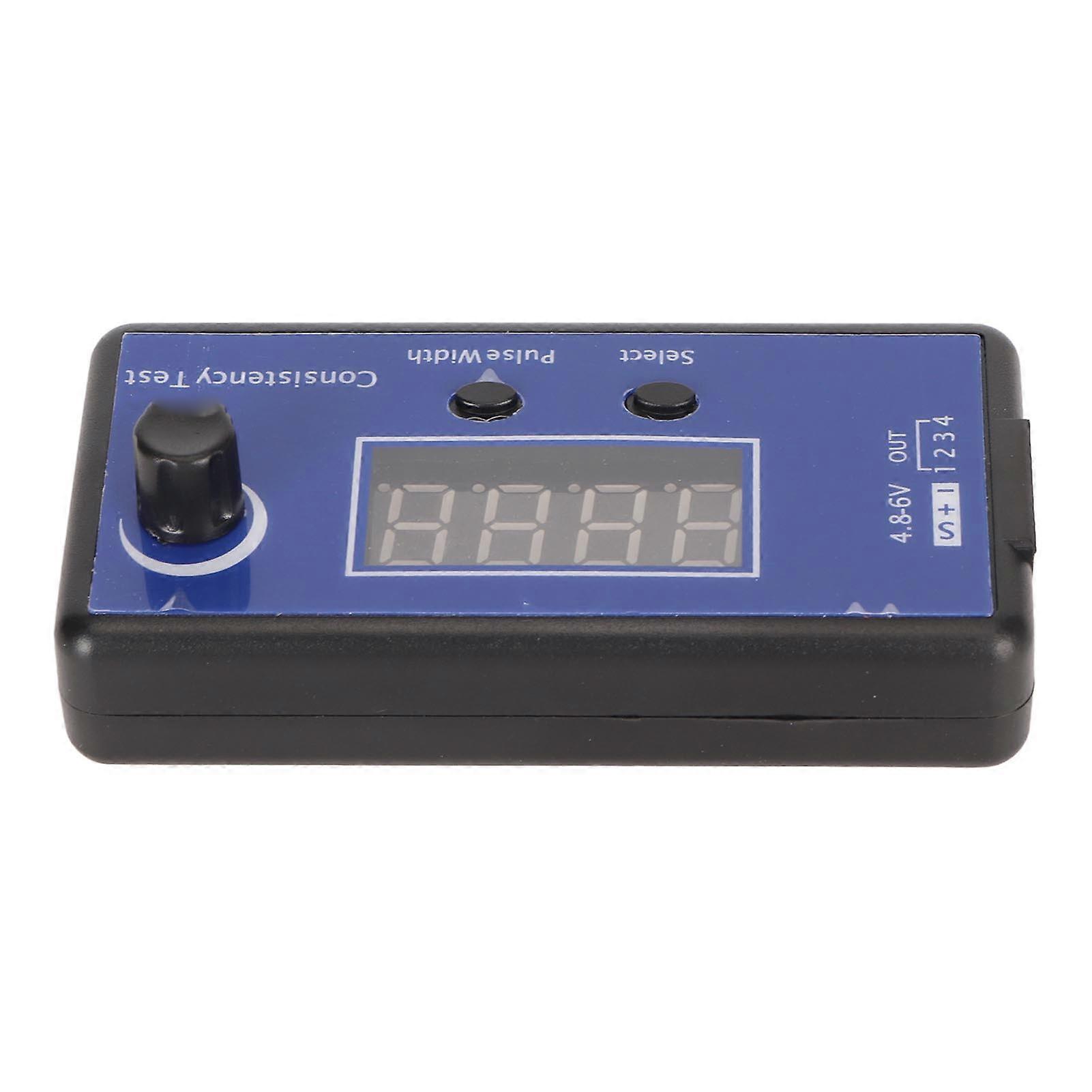 RC Digital Servo Tester ESC Consistency Tester Sensitive Accurate Easy Operation ABS RC Tester Tool for RC Car Airplane 