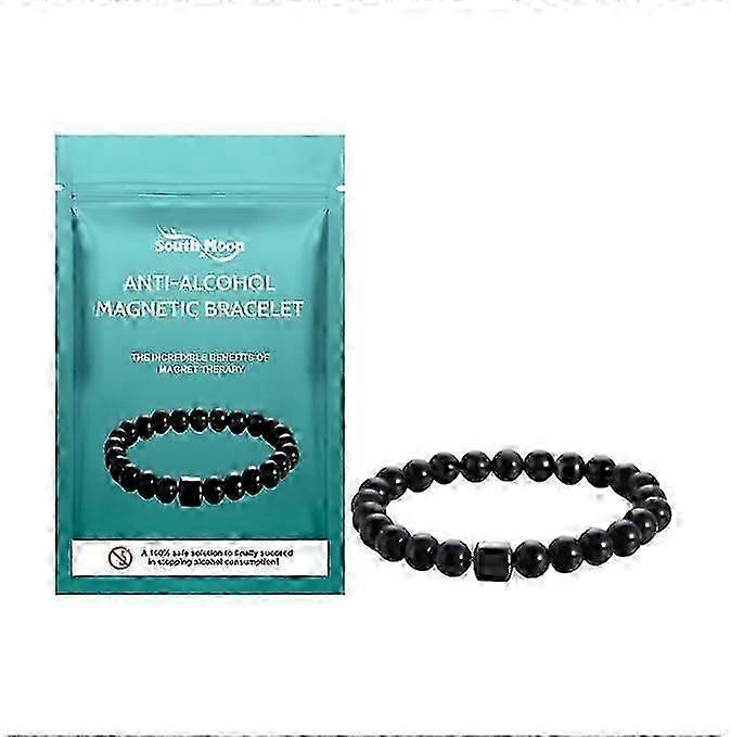 Anti-Alcohol Magnetic Bracelet – Natural Solution to Reduce Alcohol Consumption, Effective for Addiction Recovery Therapy and Daily Use