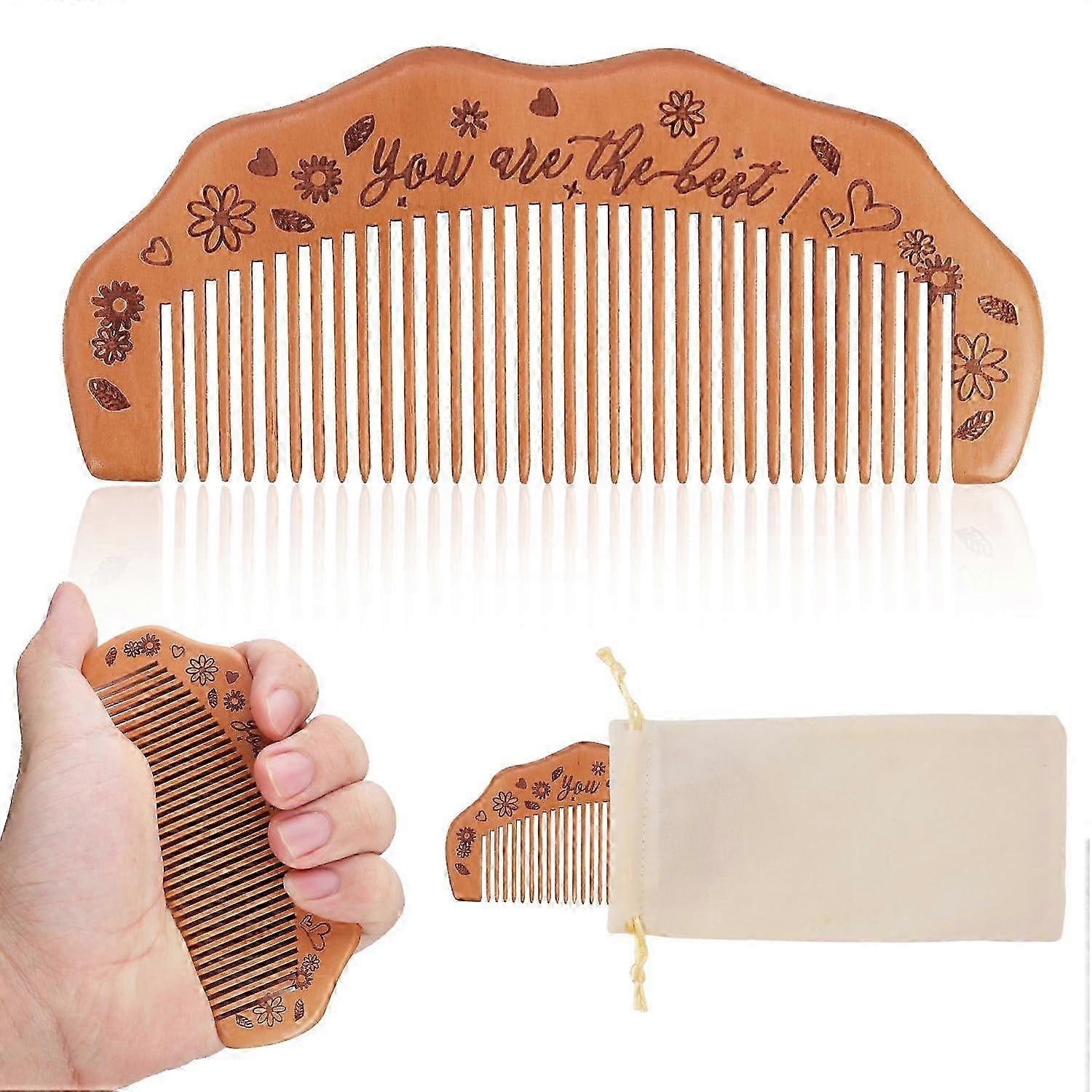 Birthing Comb with Affirmation Gifts for Labor and Delivery - Wooden Comb and 2025