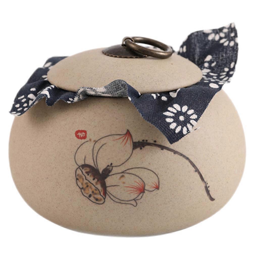 Tea Containers Compact Ceramic Teapot Airtight Environment Sealed Lid Assorted Color Business present 1Pcs