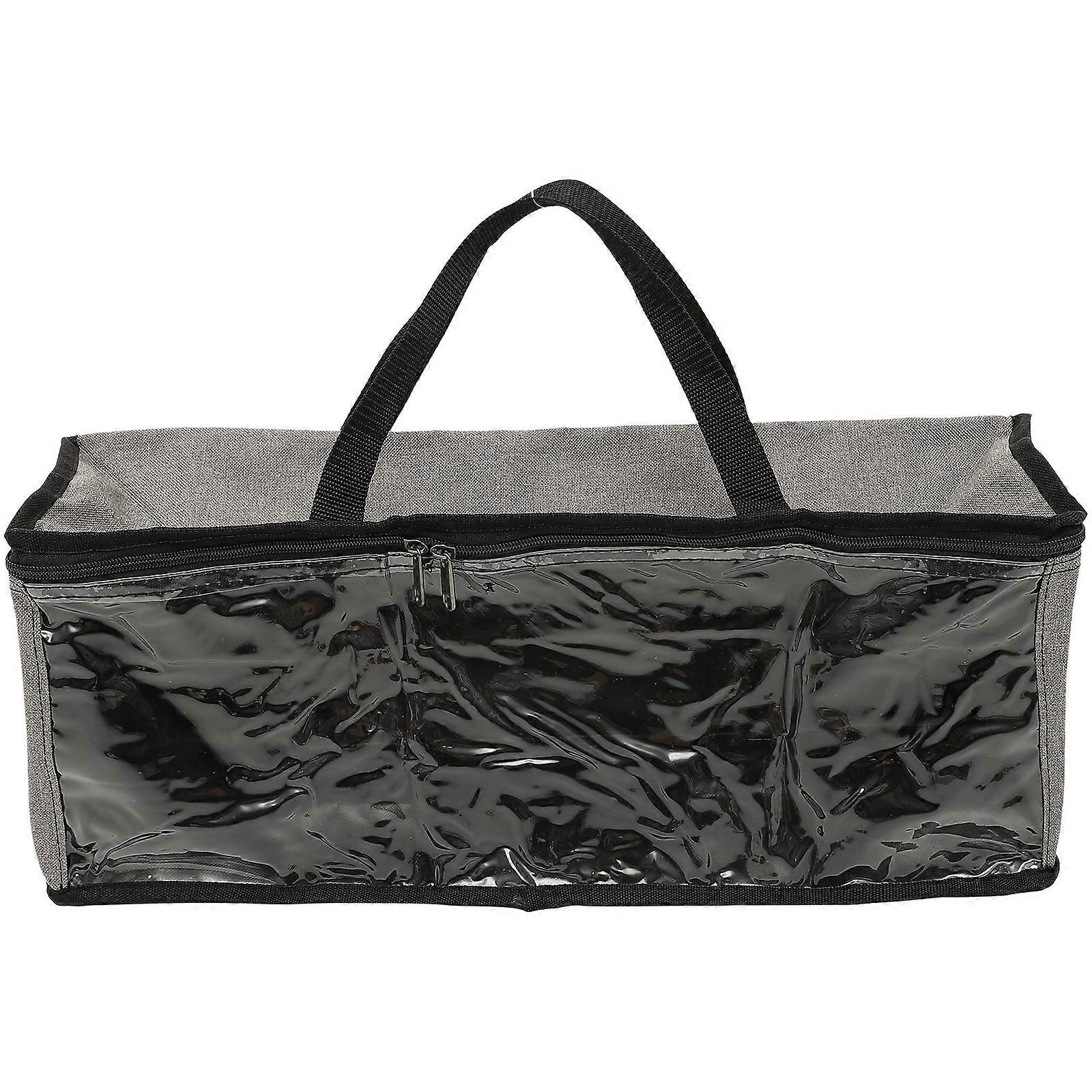 Home Organizer Bag Hat Carrier Case For Travel PVC Film Material Storage And Organization 1Pcs