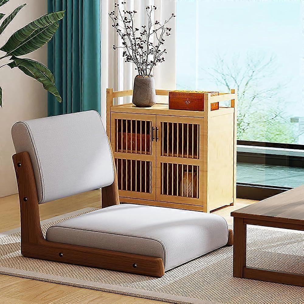 Japanese modern tatamipired floor chair, armless, spacesaving, adults, indoor, reading, office, relaxing
