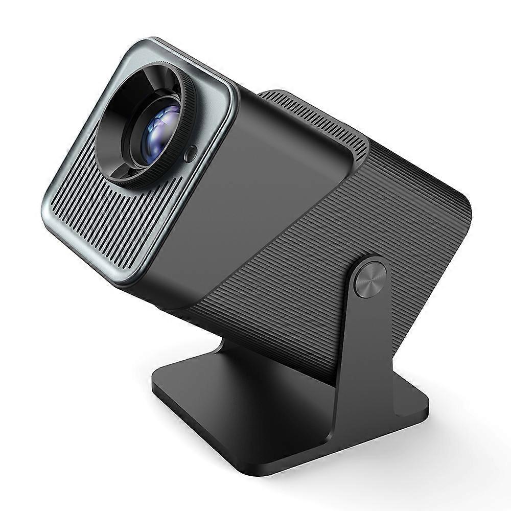 Projecteur 720P WiFi BT5.2 Système Android 11 Projecteur de film rotatif à 180 ° avec écran d’affichage de 220 pouces Technique de miroir Haut-parleur intégré Keystone automatique